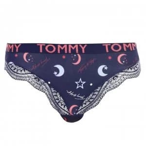 Tommy Bodywear Lace Brazilian Briefs - NAVY STAR 00J