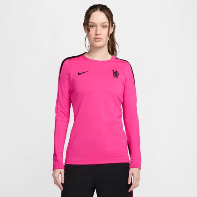 Nike Chelsea Strike Third Drill Top 2024 2025 Womens - Pink Pink 8