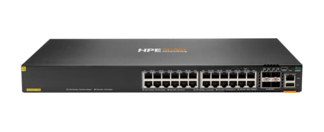 HPE Aruba Networking CX 6200F 24G Class-4 PoE 4SFP 370W Switch