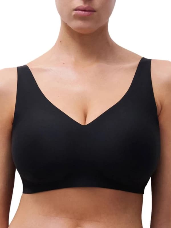 Chantelle Womens SoftStretch Power Plunge Bra in Black Size: 10 Black Female 10
