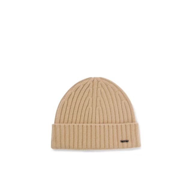 Boss Mens Lino Flat Cap Beige male Mens