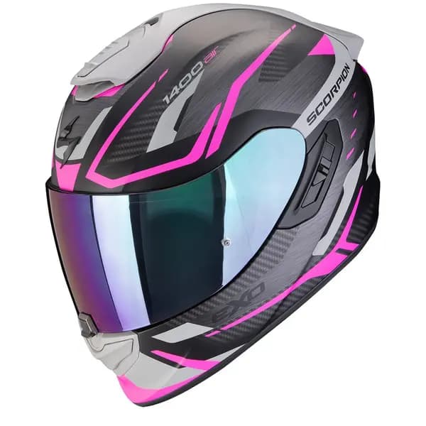Scorpion EXO-1400 Evo II Air Accord Matt Black Pink Full Face Helmet Size L