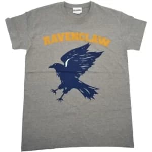 Ravenclaw University Grey Reverse Harry Potter Unisex T-Shirt Ex Ex Large