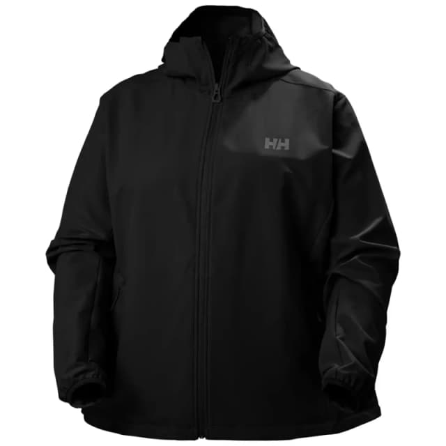 Womens hooded hiking jacket Helly Hansen Cascade Shield Plus Noir Female 1X
