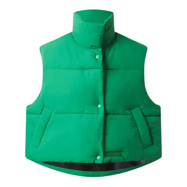 Sixth June Womens Sixth June Oversized Puffer Vest Vert Female S