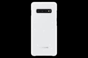 Samsung White Galaxy S10+ LED Back Cover