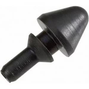 PB Fastener 1277 01 Snap in Foot Black x H 7mm x 11.5 mm