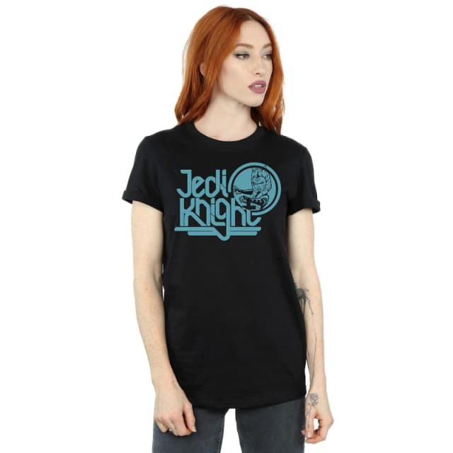 Star Wars Star Wars Men Ahsoka Jedi Knight T-Shirt in Jet Black Size: Small Jet Black S Male 5059958516250