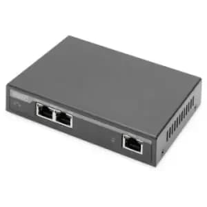 Digitus DN-95127-1 PoE extender 1 GBit/s IEEE 802.3af (12.95 W), IEEE 802.3at (25.5 W), IEEE 802.3bt, IEEE802.3af (15.4 W), IEEE802.3at (30 W)