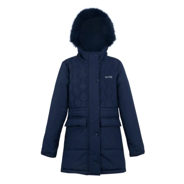 Child Puffer jacket Regatta Fabrizia II Bleu Unisex 5/6 ans