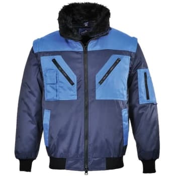 Portwest - PJ20NAR4XL - sz 4XL Two Tone Pilot Jacket - Navy