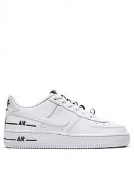 Nike Air Force 1 Lv8 3 Junior Trainers - White/Black