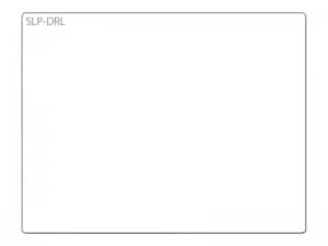 Slp-drl White Labels 54x70mm - 320 Lab/roll 1 Roll/box In