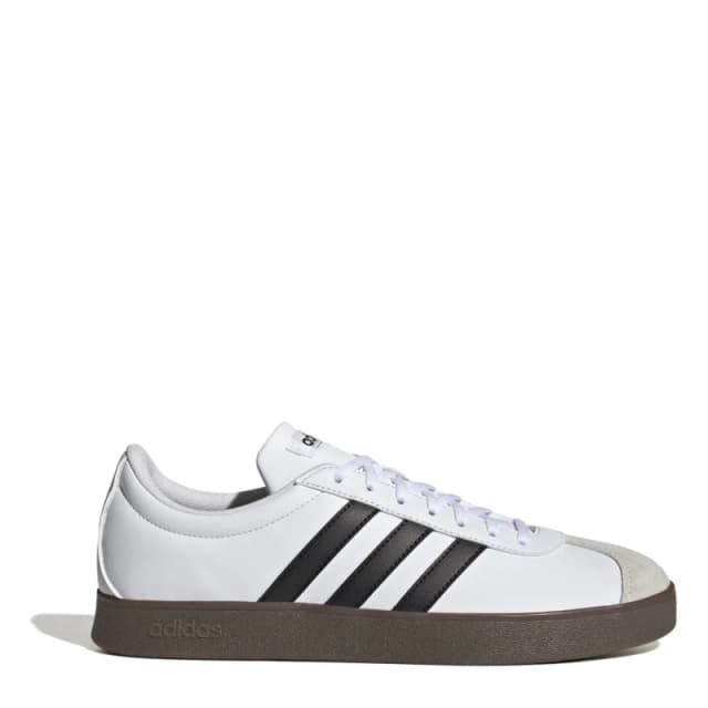 adidas VL Court Base Shoes Mens White/Black male 8 (42)