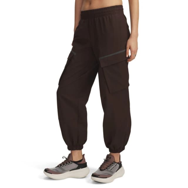 Under Armour Womens Unstoppable Closed Hem Jersey Joggers Kona Brown female 10 (S)
