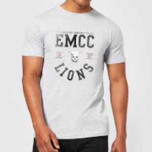 East Mississippi Community College Lions Mens T-Shirt - Grey - 3XL