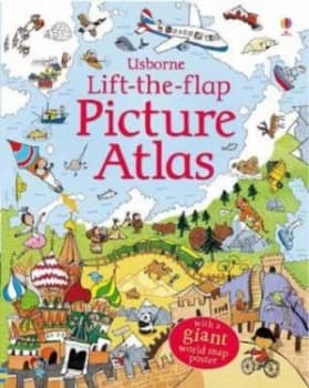 Lift the Flap Atlas by Alex Frith and Kate Leake Hardback