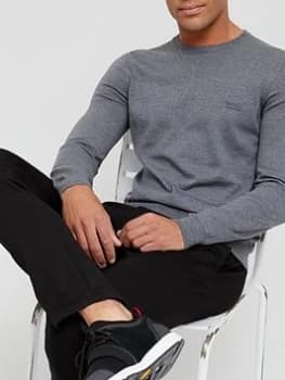 Hugo Boss Botto-L Knitted Jumper Grey Size M Men