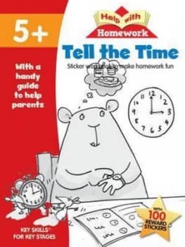 Help with Homework Tell the Time 5+ Paperback