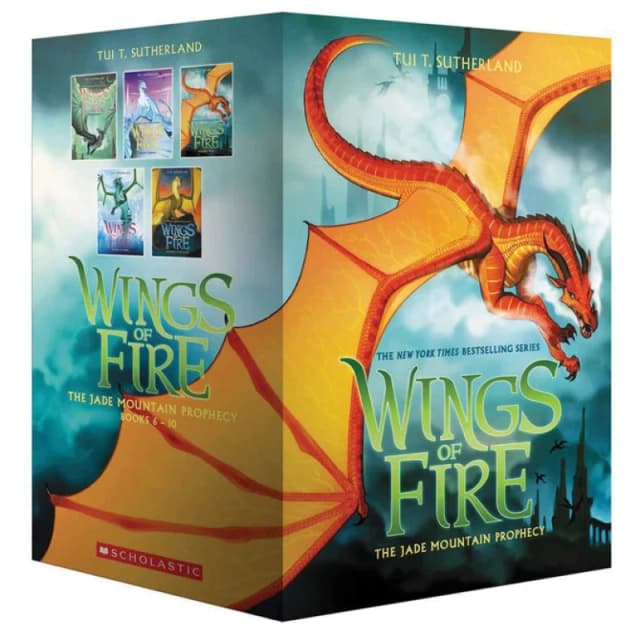 Wings of Fire: The Jade Mountain Prophecy Books 6-10 Tui T Sutherland Book Set Tui T. Sutherland Books