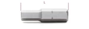 Beta Tools 866 PE 10x 5/16" Hex Drive Hexagon Bit for Power Driver 8mm 008660120