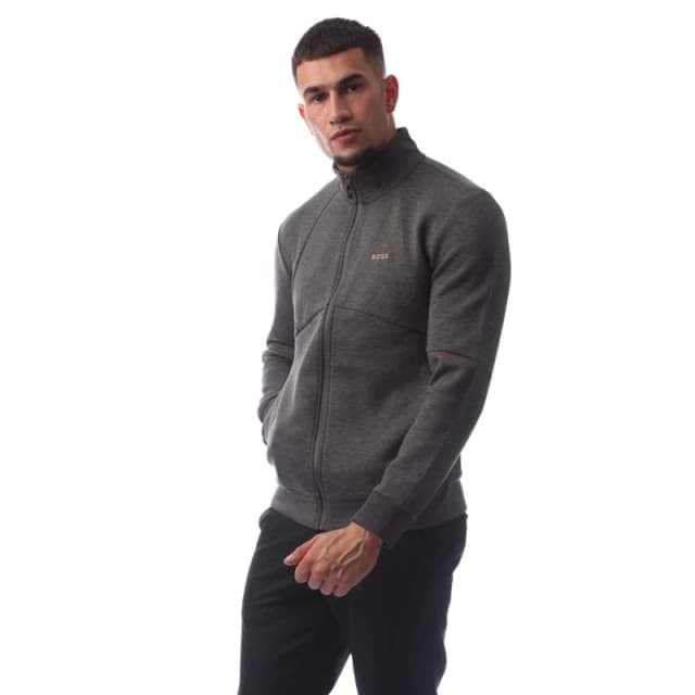 Boss Mens Skaz 99 Full Zip Hoodie Medium Grey male S