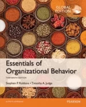 essentials of organizational behavior global edition