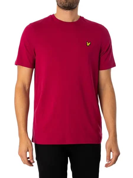 Lyle & Scott Plain T-Shirt Rich Burgundy XXL