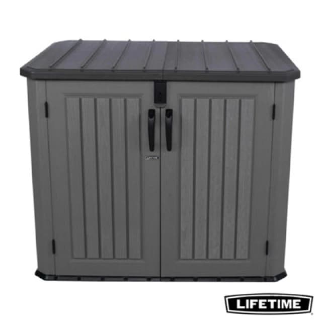 Lifetime Horizontal Storage Shed, Grey 60350