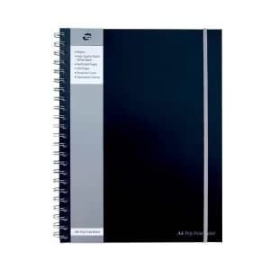 Pukka Pad A4 Polyprop Jotta 200 Page Silver/Black PK3