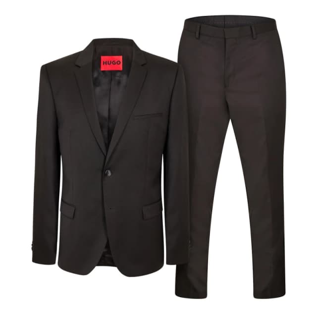 Hugo Mens Arti/Hesten212 Suit Black male 34 (44)
