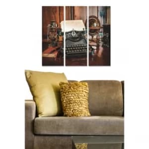 MDF259174205 Multicolor Decorative MDF Painting (3 Pieces)