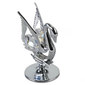 Crystocraft Swan Ornament - Crystals From Swarovski