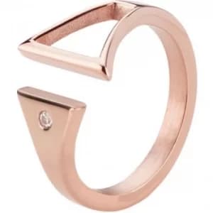Mens STORM PVD rose plating Rohaise Ring Size M