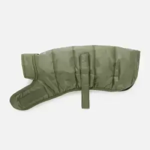 Barbour Baffle Quilted Dog Coat - Olive - L