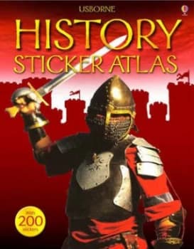 Usborne Sticker Atlas by Elizabeth Dalby and Adam Larkum Paperback