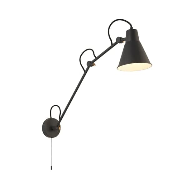 Searchlight Swing Reading Light - Grey