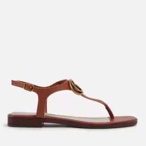 Guess Womens Miry Leather Sandals - UK 4