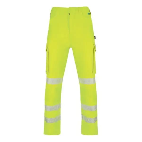 Beeswift Envirowear Beeswift Envirowear High Visibility Trousers Saturn Yellow 36 EWCTRSY36