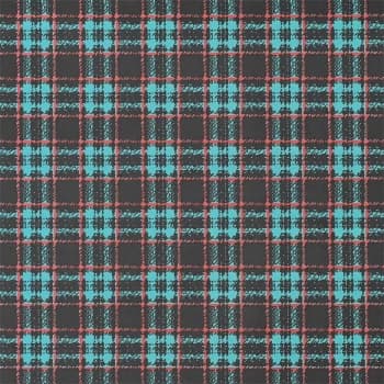 The Unique Paper Company Jolly Xmas Wrap - Tartan Blue