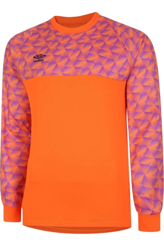 Umbro Flux Long-Sleeved Goalkeeper Jersey in Terracotta Size: 11-12 Years Terracotta Unisex 11-12 Years
