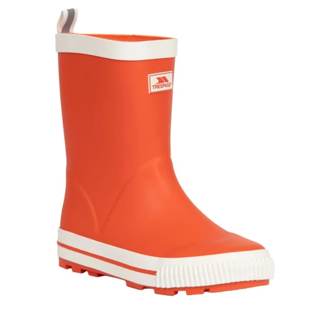 Trespass Sammy Wellington Boots in Scarlet Size: 3 Scarlet Unisex 3