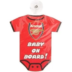 Arsenal FC Baby On Board Sign