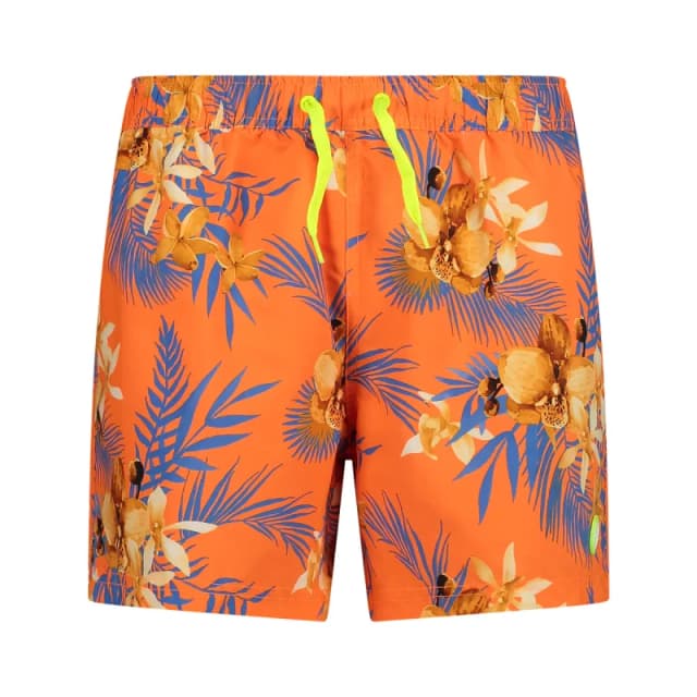 Tropical patterned swim shorts CMP Orange Male L