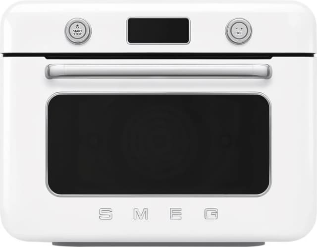 Smeg 50's Style COF01WHUK Multifunction Mini Oven with Steam & Air Fry - White