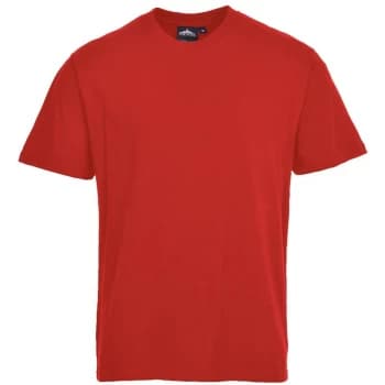 Portwest - B195RERS - sz S Turin Premium T-Shirt Workwear - Red
