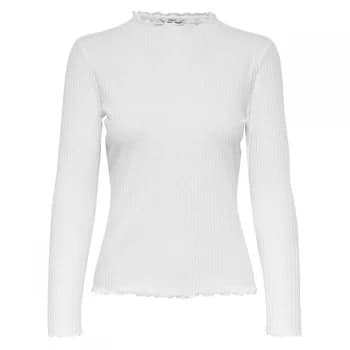 Only Neck T Shirt - White