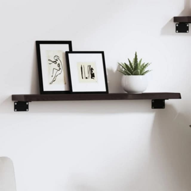 VIDAXL Vidaxl - Wall Shelf Dark Brown 60x10x2cm Treated Solid Wood Oak 8720845814793