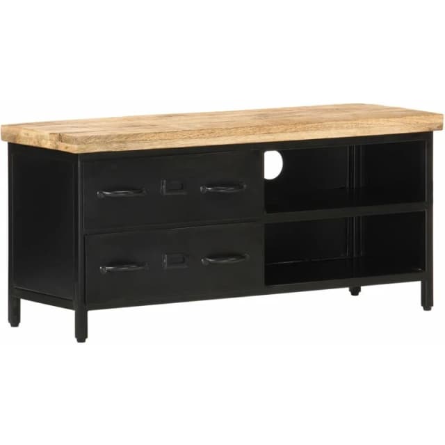VIDAXL TV Cabinet 90x30x41cm Rough Mango Wood Vidaxl 8720286069622