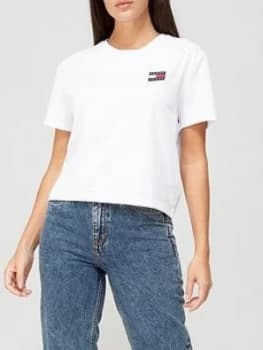 Tommy Jeans Tommy Badge Tee - White